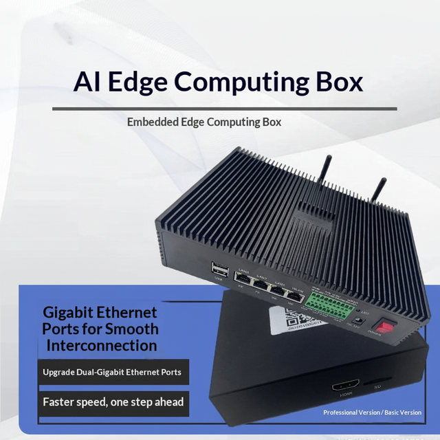 Industrial Edge AI Computing Platform with Multi Camera Input and Real Time Video Analytics Support