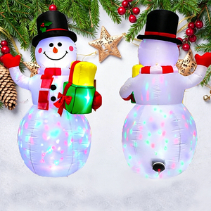 Muñecos Inflables de Navidad con Luz LED Personalizados para Exteriores, Decoración Navideña 2027 - Product Image 6