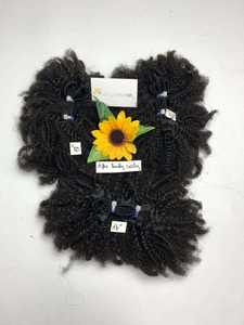 Extensions de cheveux humains bouclés crépus afro cambodgiens 100% non traités Double trame épaisse dessinée - Product Image 3