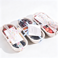 Boîte à lunch bento en papier kraft biodégradable personnalisée, emballage cadeau alimentaire vert en gros, recyclable, boîte cadeau de luxe personnalisée