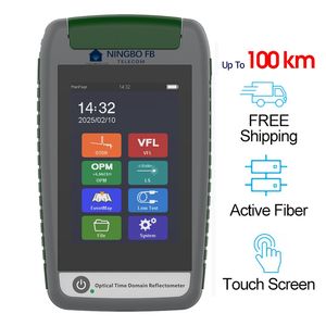 FTTX Smart OTDR fibra óptica monomodo 1310 1550 1610 1625 1650nm 100KM probador de fibra óptica OPM VFL fuente láser pantalla táctil - Product Image 6