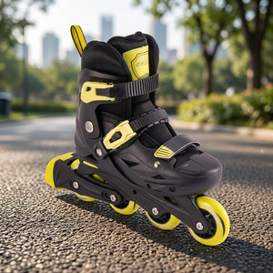 รองเท้าสเก็ตแบบแข็งสำหรับเด็ก ปรับขนาดได้ พร้อมลูกปืน ABEC-7 รับน้ำหนักได้สูงสุด 100 กก. - Product Image 3