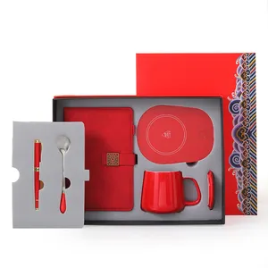 Werbe-Business-Geschenk-Kits, praktische kreative Begleitung Hand Geschenk Mark Cup Lesezeichen USB-Laufwerk Notebook Aktivität Geschenks ets/