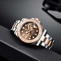 Montre-bracelet officielle Pagani Design 1651 8215 mécanique, étanche 100 m, acier inoxydable, verre saphir