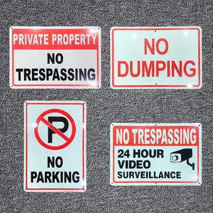 مخصص حار بيع الصدأ شحن معدن الألمنيوم الصحية السلامة خطر تحذير لافتة تحذير للسلامة الوعي - Product Image 3