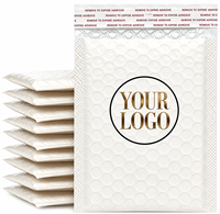 Enveloppe matelassée légère en polybulle avec impression personnalisée, couleur personnalisée, épaisseur 1,5 mil, sac d'expédition pour e-commerce express