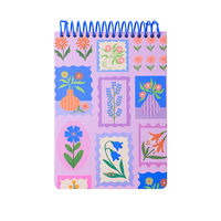 Cuaderno Espiral con Ilustraciones Florales Garden Breeze A5, 120 Hojas, para Regalo Escolar