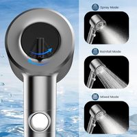 Interrupteur marche/arrêt haute pression pommeau de douche filtré à main plusieurs Modes de pulvérisation accessoire de robinet de salle de bain bain en eau dure