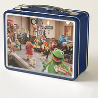 Boîte à déjeuner en fer blanc personnalisée, boîte à déjeuner rectangulaire en métal, boîtes à déjeuner vides en étain avec poignée et serrure