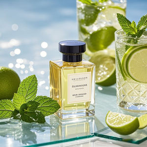 Flaconi <span class=keywords><strong>Spray</strong></span> di vetro di lusso 30ml 50ml 100ml elegante finitura Frost Custom legno coperchio in alluminio <span class=keywords><strong>per</strong></span> profumo di lusso con scatola - Product Image 1