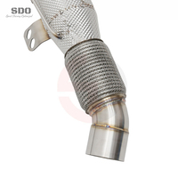 Sistema de Escape Directo SD para BMW 540i G30 B58 3.0T 2017-2024, Tubos de Escape de Alto Rendimiento con Protector Térmico