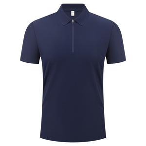 Camiseta Polo de Nailon de Color Sólido de Secado Rápido para Uso Diario de Manga Corta - Product Image 3