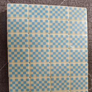 Ensemble de cartes de mahjong en acrylique moderne de luxe, personnalisé, blanc, 160 cartes, écologique, American Sunny Summer Girl - Product Image 1