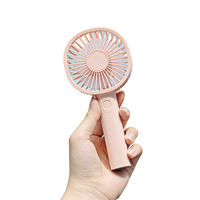 Summer 3-Speed USB Rechargeable Mini Hand Fan Portable Plastic Ceiling Table Fan for Car Outdoor Hotel Use Air Cooling Function