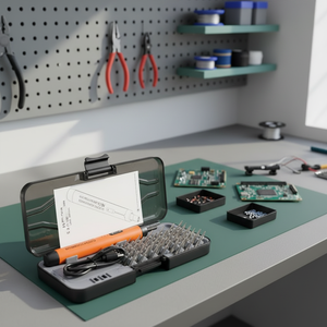 Mini Destornillador Eléctrico 46 en Uno con Baterí<span class=keywords><strong>a</strong></span> de Larga Duración, Carga Silenciosa, Juego de Herramientas Portátil para Reparaciones del Hogar - Product Image 2