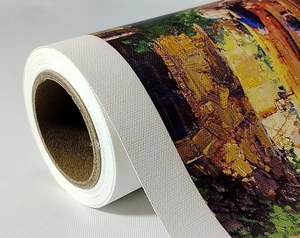 <span class=keywords><strong>Toile</strong></span> vierge en coton-polyester imprimable à base d'eau, adaptée aux imprimantes jet d'encre grand <span class=keywords><strong>format</strong></span> - Product Image 3