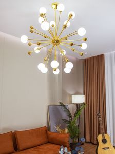 Jylinghting hiện đại phân tử ma thuật đậu dẫn đèn chùm hình cầu bồ công anh thiết kế cho nhà hàng phòng khách phòng ngủ hình bầu dục giữa - Product Image 6