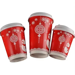 Biodegradable PE coating custom disposable single wall hot drinks coffee paper cup for cafe