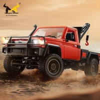 COW MN82T Camioneta Todoterreno con Control Remoto a Escala 1:12, Tracción en las Cuatro Ruedas (Alcance de 20-30M), Construcción de Plástico, Interior/Exterior