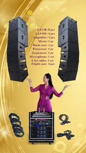 SINGLE 10 "ที่มีคุณภาพสูงเสียงอุปกรณ์สองทาง Passive <span class=keywords><strong>line</strong></span> <span class=keywords><strong>array</strong></span> Tops กับ<span class=keywords><strong>18</strong></span>'' ซับวูฟเฟอร์เครื่องขยายเสียงลำโพงระบบ PA - Product Image 3