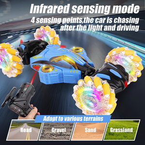 Coche de juguete para niños de 2.4G Hz con doble pulverización, sensor de gestos, RC, giro de 360°, alta velocidad, coche de acrobacias de doble cara - Product Image 4