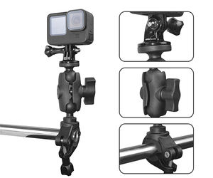 Support de guidon de vélo/moto rotatif à 360° durable pour caméra Insta360 X5 X4 Air <span class=keywords><strong>GoPro</strong></span> <span class=keywords><strong>Hero</strong></span> 13 12 <span class=keywords><strong>11</strong></span> DJI Osmo Action - Accessoire - Product Image 6