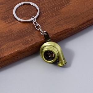 Porte-clés Rétro Turbo - Breloque Turbine Rotative en Alliage de <span class=keywords><strong>Zinc</strong></span>, Support de Clés Pièce Auto pour Hommes - Product Image 3