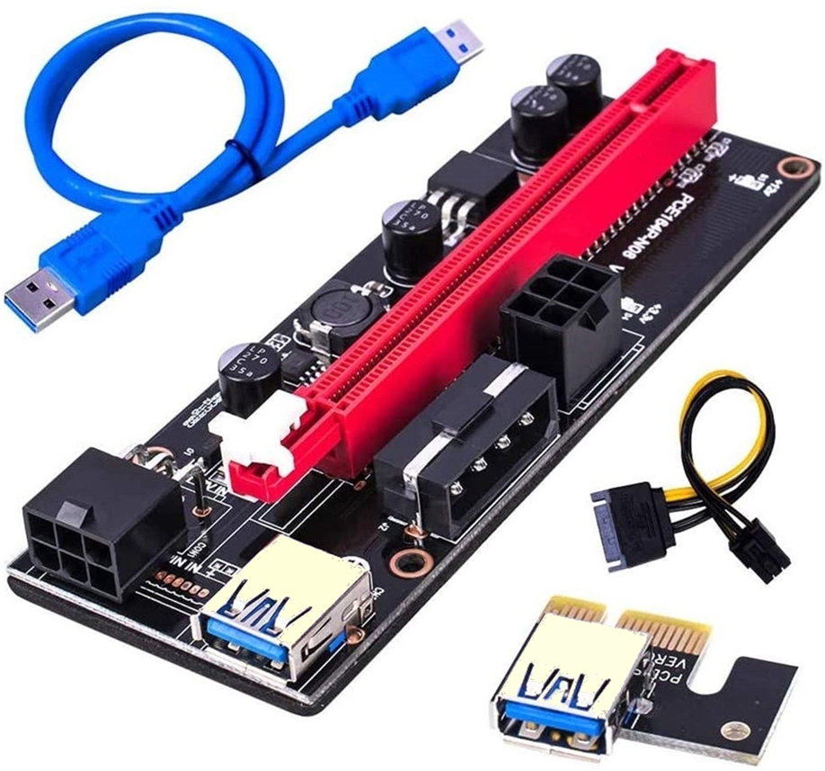 VER 009s 010s 010-X PCI-E Riser Card - Extend GPU Power