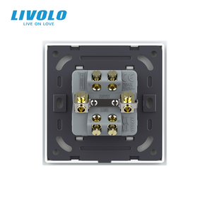 LIVOLO UK 20A 40A interruptor <span class=keywords><strong>de</strong></span> botón <span class=keywords><strong>de</strong></span> <span class=keywords><strong>doble</strong></span> Polo 1Gang circuitos <span class=keywords><strong>de</strong></span> alta carga con neón Blanco/Negro/oro/gris multicolor disponible - Product Image 4