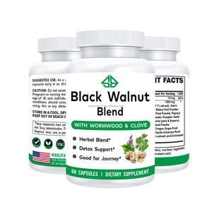 Suplemento Herbolario para la Desintoxicación Intestinal y la Salud Digestiva, Promueve la Digestión, con Nuez Negra, Clavo y Artemisia, 60 Cápsulas - Product Image 1