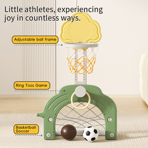 Feelkids Ensemble <span class=keywords><strong>de</strong></span> <span class=keywords><strong>jeux</strong></span> d'intérieur pour enfants : <span class=keywords><strong>Toboggan</strong></span> forêt, maison <span class=keywords><strong>de</strong></span> jeu, balançoire en plastique - Product Image 5