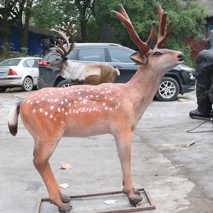 3d realista animal modelo vida tamanho animatronic cervos