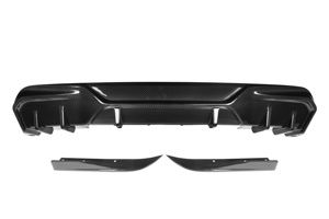 Diffusore posteriore in fibra di carbonio preimpregnata stile SQ, perfettamente adattabile, kit carrozzeria per <span class=keywords><strong>BMW</strong></span> <span class=keywords><strong>I4</strong></span> G26 BEV coupé 2021+ - Product Image 2