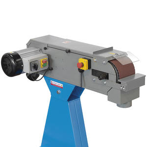 Lijadora de Banda Inclinable Fervi 100mm X 600mm, Máquina Industrial para Pulir Metal y Madera - Product Image 1