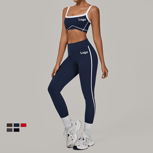 Abbigliamento Sportivo Haiyun per Donne, Set Yoga con Contrasti di Colore, Aderente per Corsa e Fitness all'Aperto - Product Image 2