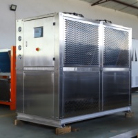 -5 ℃   Refroidisseur d'eau industriel de 50 kW à 200 kW pour la pasteurisation du lait et le refroidissement des produits laitiers