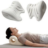 Masseur de cou portable à brancher avec massage par pétrissage et impulsions cervicales et coussin de nuque