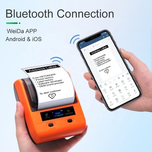 Detonger Xách Tay Nhãn Maker <span class=keywords><strong>80Mm</strong></span> Giá Sticker Kho Lưu Trữ Kệ Nhãn Siêu Thị Dược Nhãn Tag Máy In - Product Image 4