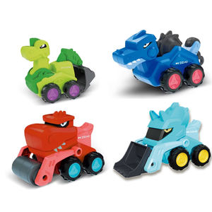 Jouets Lucky Toys : Voitures à inertie dinosaures pour bébés, véhicules de construction de dessin animé pour enfants, idéales pour jouer en intérieur - Product Image 1