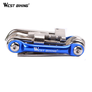 WSET BIKING-miniherramienta de reparación de bicicletas, <span class=keywords><strong>Kit</strong></span> multifunción 10 en 1, conjunto de herramientas de reparación de bicicletas de montaña y carretera - Product Image 2