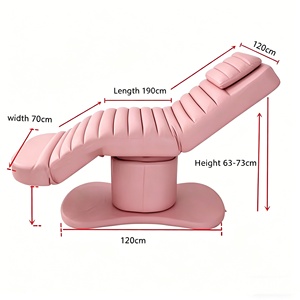 Cama de Belleza Eléctrica Meientai para Salón de Spa, Cama de Masaje Facial Ajustable con Respaldo Reclinable, Equipo de Estética - Product Image 6