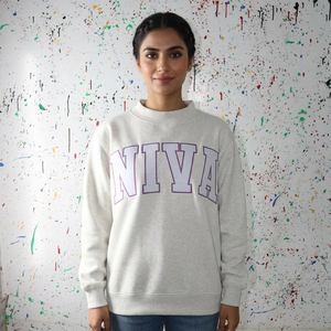 Sudadera con Capucha NIVA de Color Personalizado, 100% Algodón, Apliques Bordados con Hilos Finos, Estilo Vintage, Secado Rápido - Product Image 1