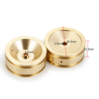 Poids d'équilibrage de moyeu de roue en laiton anodisé, 2 pièces, compatibles avec les modèles de voitures RC Crawler 1/24, pièces de rechange pour l'amélioration de la performance d'escalade