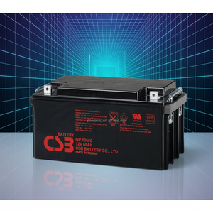 بطارية <span class=keywords><strong>CSB</strong></span> GPL 12650 12 فولت 65 أمبير ساعة AGM محكمة الغلق من الرصاص الحمضي VRLA لأنظمة UPS والطاقة الشمسية، دورة عميقة، عمر طويل، بديل أصلي - Product Image 3