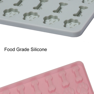 Yongli Mini stampo in Silicone a forma di animale per cani zampa in Silicone stampo per cioccolato/caramelle/fondente per Snack biscotti/dolcetti per cani - Product Image 3
