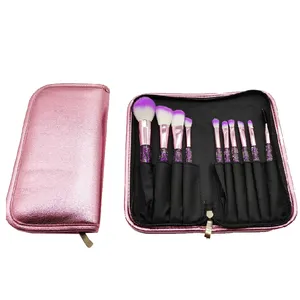 Ziegenhaar Make-up Pinsel Professional Foundation Concealer Lidschatten Make-up Tools Lila Make-up Pinsel Set Custom