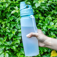 Bouteilles en silicone pliables Bouteille d'eau de voyage sans BPA peut enrouler des bouteilles d'eau pliables de sport en plein air