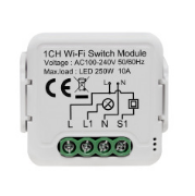 Tuya WiFi Relay Switch Module Dry <strong>Contact</strong> 1 Channel Compatible Alexa <strong>Google</strong> Home Smart Life <strong>App</strong> DC 12/24V AC 100-240V Max 220V - Product Image 4