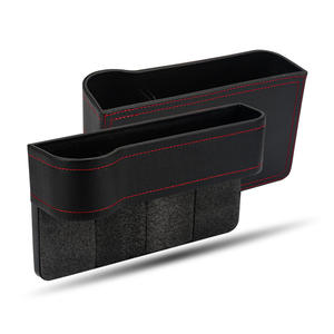 Leather <b>Car</b> Seat Organizer <b>Car</b> Gap Storage Box Leak-proof Storage Cup <b>Holder</b> <b>for</b> Wallet Phone <b>Coins</b> Keys Cards - Product Image 1