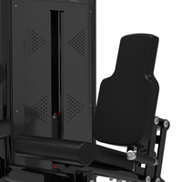 Machine à extensions de jambes assise à charge libre pour entraînement des quadriceps, équipement de musculation pour clubs de fitness, salles de sport et studios